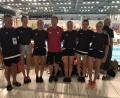 Bild: rbg
Der neue Bundestrainer Bernd Berkhahn (Magdeburg - Mitte) erwies dem TSC-Team mit (von links) German Helgert, Carina Bönisch, Viktoria Bogner, Lena Rath, Kathrin Bachmeier und Daria Codlva bei der deutschen Meisterschaften die Ehre.