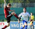 Bild: btg
Dominik Bredow (rechts, Szene aus der Partie gegen Luhe-Wildenau) und die SpVgg Schirmitz stehen beim FC Amberg vor einer schweren Auswärtsprüfung.