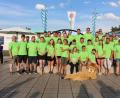 Bild: exb
Ein Gruppenbild der Jugend des Stiftlandgaus mit Maskottchen Guschu durfte nicht fehlen.