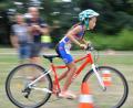Bild: Ziegler
Stehend im Sattel beim Radfahren.