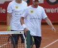 Bild: ref
Peter Heller (links) und Pascal Brunner die Nummer eins und zwei des TC Schanzl - spielten nicht zusammen im Doppel.
