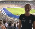 Bild: exb
Marlene Gomez-Islinger genoss die Atmosphäre im Berliner Olympiastadion. Beim Triathlon und beim 5000-Meter-Lauf war das riesige Rondell für die Weidenerin das Ziel.