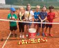 Bild: Werner Stauber
Die jüngsten Teilnehmer des Tenniscamps bei Rot-Weiß.
