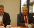 Bild: gib
Thomas Ebenhöch, Vorsitzender der Bayme-VBM-Region Oberpfalz (links), und Geschäftsstellenleiter Hermann Brandl.