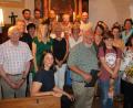 Bild: gru
Viele der Mitwirkenden an der Weißenberger Abendmusik, die schon Traditionscharakter hat