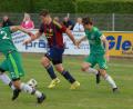 Bild: gb
Benedikt Sichert (rechts) und Julian Weig (links) hatten am vergangenen Spieltag beim 1:0-Sieg große Mühe mit Aufsteiger ASV Haidenaab (im Bild Pascal Steeger).