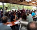 Bild: ksi
Ein Standkonzert vor dem Gottesdienst