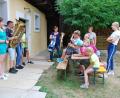 Bild: enz
Beim Ferienprogramm des Musikvereins Ernestgrün im Sengerhof drehte sich alles um Musikinstrumente.