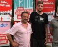 Bild: exb
Sie wollen für die Stadtratsfraktion Die Linke antreten: (von links) Ali Daniel Zant, Johannes Fischer und Marc Oliver Opel.