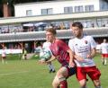 Bild: exb
Luca Reiß (links) und die SV Grafenwöhr entführten am Feiertag einen Zähler aus Seebach.