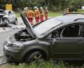 Bild: Wolfgang Steinbacher
Schwer beschädigt blieben die beiden Unfallautos auf der Neuöd-Kreuzung liegen. Ihre Fahrerinnen verletzten sich beim heftigen Zusammenstoß mittelschwer und kamen ins St.-Anna-Krankenhaus.
