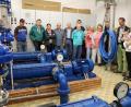 Bild: gru
Mit einem guten Gefühl verlässt die Wählergemeinschaft Unsere Gemeinde das Wasserwerk in Stopfmühle.