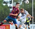 Bild: G. Büttner
Wenn Timo Bachmeier (links) und seine Mitstreiter gegen den FC Tegernheim genauso beherzt zur Sache gehen wie zuletzt gegen den ASV Neumarkt (Bild) und beim TSV Seebach, dann könnte etwas Zählbares herausspringen.
