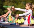 Bild: exb
Beim Laserrun müssen die Teilnehmer auch mit der Laserpistole schießen. Der Schießstand ist im Max-Reger-Park aufgebaut.