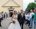 Bild: enz
Daniela Fleischer und Florian Dietl gaben sich in der Kirche St. Sebastian auf der Kleinen Kappl das Ja-Wort