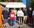 Bild: gi
Den Gewinnern des CSU-Preisschafkopfes gratulierten Bürgermeister und stellvertretender Vorsitzender Hermann Ach, Spielleiter Mike Steger, Organisator Sandro Stefinger (von rechts) sowie Ortsgeschäftsführer Stefan Brandmiller (links).
