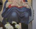 Bild: prh
Nach sechsmonatiger Restaurierung erstrahlt das ursprüngliche Altarbild mit der Darstellung Marias mit dem Jesuskind auf dem Schoss in altem Glanz. Es soll bald wieder seinen angestammten Platz an der Spitze des Hochaltars in St. Felix einnehmen.