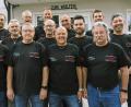 Bild: gf
Das ist der Motorrad-Stammtisch Kauerhof: Vorne die immer noch aktiven Biker der ersten Stunde (von links): Günter Bauer (Ehrenmitglied), Jürgen und Peter Allgeier, Bernhard Haasmann (Gründungsorganisator) und Klaus Kleiner (Kassenwart).
