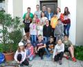 Bild: kgg
Die Teilnehmer der „Pfarrgarten-Rallye“ mit den beiden Organisatoren Christian Urbanek (hinten links) und Marika Rustler (oben, Vierte von rechts) und deren Helfer-Team.