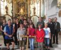 Bild: gz
Die Mitglieder der Kolpingsfamilie und Nichtmitgliedern erreichten nach einem langen Fußmarsch die Wallfahrtskirche am Fahrenberg.