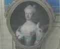 Repro: Anton Heindl/exb
Ein Paravent mit dem Porträt von Herzogin Elisabeth Friederike Sophie (1732 bis 1780) befand sich ebenfalls eine Zeitlang auf Schloss Wolframshof, wie eine wohl vor dem Brand 1920 entstandene Aufnahme (rechts) zeigt.