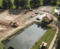 Bild: mmj
Auf der größten Baustelle der Gemeinde geht es mit den Arbeiten auf die Zielgerade.
