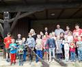 Bild: enz
18 Kinder beteiligten sich am Ferienprogramm des Fremdenverkehrsvereins Neualbenreuth-Sibyllenbad zum Thema "Alte Handwerkskunst".