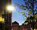Bild: Petra Hartl
Im Ferienausschuss festgestellt: Die Umstellung der Straßenbeleuchtung auf LED-Technik (wie hier am Roßmarkt) beschert der Stadt 750 Tonnen CO2-Einsparung pro Jahr.
