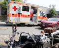 Bild: jma
Das Motorrad war vorher in den Passat geprallt