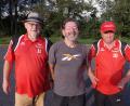 Bild: jzk
Helmut Porsch, Otto Ackermann und Dieter Niewolik (von links) können stolz auf ihren Erfolg bei der Bayerischen Meisterschaft im Petanque Triplette sein.