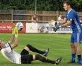 Bild: gb
Die zwei Mitterteicher Torhüter, für die Coach Andreas Lang nicht mit Lob spart: Neuzugang Tim Lauterbach (links) stand beim 6:2-Sieg gegen Herzogenaurach zwischen den Pfosten. Am Samstag gegen Quelle Fürth kehrt Fabian Scharnagl wieder in den Kasten zurück.
