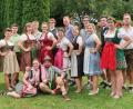 Bild: rha
Die Kirwapaare stehen im Mittelpunkt des Ebersbacher Traditionsfestes.