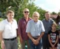 Bild: pko
Georg Becher (Dritter von links) feierte seinen 90. Geburtstag im Kreise seiner Familie und vieler Gratulanten.