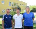 Bild: mr
Sie sind bereit für die neue Saison der Jugendteams der SpVgg SV Weiden: (von links) NLZ-Leiter Klaus Rodler, U15-Trainer Stefan Grünauer und U13-Coach Jürgen Ströll.