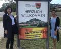Bild: exb
Die neuen Schilder sollen einladend wirken.
