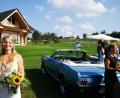 Bild: hai
Carina Veigl, geborene Neumann aus Zessau, und Martin Veigl aus Haidenaab gaben sich auf ihrer Golden-Stream-Ranch in Haidenaab im Beisein ihrer Familien, Freunde und Bekannten das Jawort.