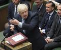 Bild: agentur_dpa/Jessica Taylor
Boris Johnson bei einem seiner Auftritte im Londoner Parlament: Britische Abgeordnete wollen ihrem Premierminister jetzt den Weg zu einem No-Deal- Brexit per Gesetz versperren.