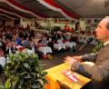 Bild: Stephan Huber
1000 Besucher waren es am Samstag, als Ross Antony im Ammerthaler Festzelt auftrat, auf rund 800 Zuhörer brachte es Hubert Aiwanger am Montagabend, als er beim politischen Abend zum Ausklang der Zehn-Jahr-Feier des Heimat- und Kulturvereins sprach.