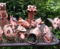 Bild: ga
Kleine Kunstwerke schufen die Teilnehmer am Töpferabend