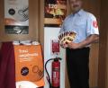 Bild: exb
Fachbereichsleiter Thomas Mathes ist im Kreisfeuerwehrverband im Landkreis Neustadt/WN viel unterwegs zum Thema Rauchwarnmelder.