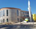 Bild: gib
In einem Gewerbegebiet im Stadtosten entsteht Regensburgs erste Moschee mit einem Minarett.