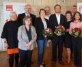 Bild: Bühner
Der wiedergewählte Vorstand des SPD-Unterbezirks Weiden-Neustadt-Tirschenreuth mit Vorsitzendem Uli Grötsch (vorne Dritter von links)