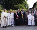 Bild: Uwe Kern
Der Tag der Ehejubilare der Pfarreiengemeinschaft Brand-Nagel wurde in der Pfarrkirche Herz-Jesu in Brand begangen. Den Gottesdienst zelebrierte Pater Joy. Rechts Gemeindereferentin Bettina Rögner.
