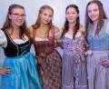 Bild: do
Eine der Attraktionen der Speinsharter Dorfkirchweih ist das "Derblecken" durch die Landjugend beim Kirchweihtanz. Als junge Frohnaturen des Schalks erweisen sich diesmal Hannah Mayer, Franziska Kausler, Jasmin Kroher und Sabrina Seitz (von links).