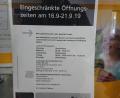Bild: Hösamer
Die Postbank-Filiale Schwandorf bietet in dieser Woche nur eingeschränkten Service. Donnerstag und Samstag ist komplett geschlossen.