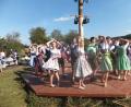 Bild: ibj
Beste Stimmung herrschte beim Baumaustanzen in Iber