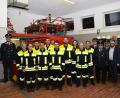 Bild: fjo
Elf Aktive freuen sich bei der Feuerwehr Pfrentsch über die geglückte Leistungsprüfung durch Matthias Schmidt (rechts), Hans-Peter Müller (Vierter von rechts) und Alexander Kleber (Dritter von rechts).