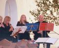 Bild: JOCHEN NEUMANN 
ERBENDORF
Das Holzbläserquartett mit (von links) Sybille Wagner, Helga Rose, Britta Schmidbauer und Jürgen Keppler.
