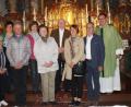 Bild: weu
Drei Jubelpaare feierten gemeinsam mit Pfarrer Markus Urban und der Gemeinde ihren Ehejubiläumsgottesdienst: Agnes und Johann Kraus, Rosa und Günter Schmid sowie Angelika und Richard Brunner (von links). Pfarrer Urban gratulierte gemeinsam mit Waltraud Fischer und Monika Paumer (von links).
