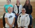 Bild: exb
Helena Reisinger und Nadine Wieder (vorne, von links) sind Jugendleiterinnen der DJK, Isabel Wallner, Katharina Baierl sowie Johanna Sperber (hinten, von links) sind Jugendsprecherinnen.